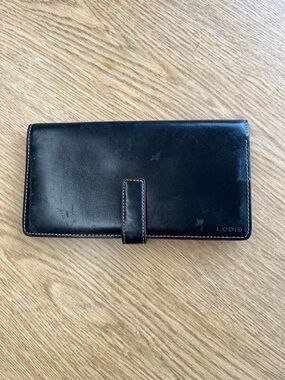 Lodis Black Leather Wallet